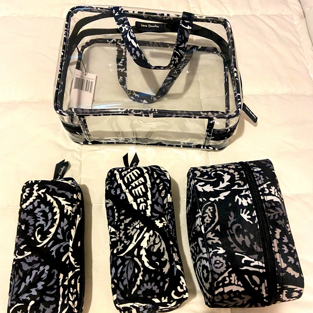 Vera Bradley Cosmetic Bag Set     NWT